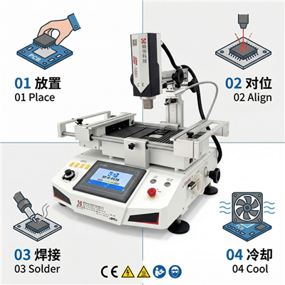 Varmluft loddestation